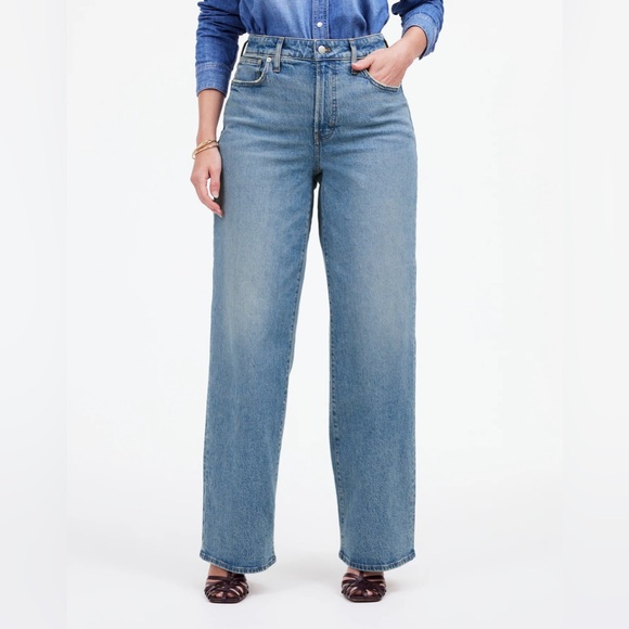 Madewell Denim - Madewell The Tall Curvy Perfect Vintage Wide-Leg Jean
